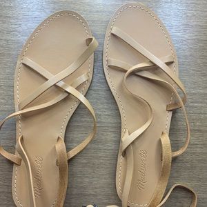 NWOT Madewell The Boardwalk Skinny-Strap Sandal, 9